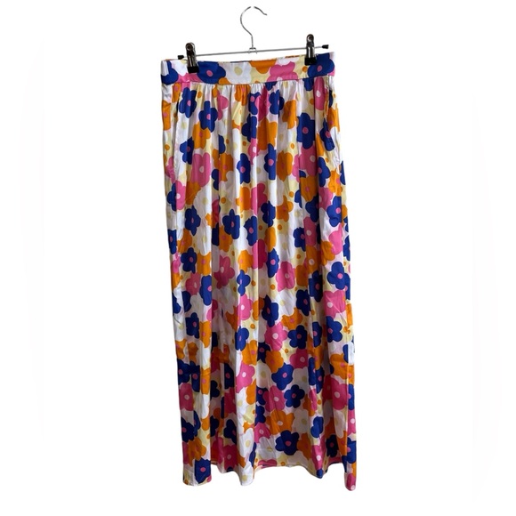 monkl Dresses & Skirts - Monkl Floral Women’s Skirt Maxi Multi Color Vaca Beach Colorful Size S NWT